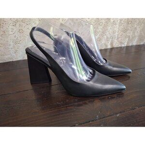 NWOB BCBGeneration Trina Black Block Heel Pump/Sz.8.5M